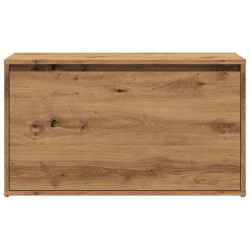 Ławka do holu 80x40x45 cm Dąb rzemieślniczy Drewno klejone