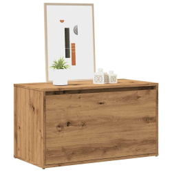 Ławka do holu 80x40x45 cm Dąb rzemieślniczy Drewno klejone