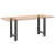 Nogi do stolika kawowego, antracyt, 2 szt., 50x(72-73) cm, stal