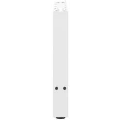 Nogi do stolika kawowego, białe, 2 szt., 60x(42-43) cm, stal
