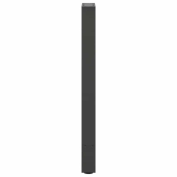 Nogi do stolika kawowego, antracyt, 2 szt., 38x(72-73) cm, stal