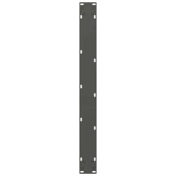 Nogi do stolika kawowego, antracyt, 2 szt., 80x(72-73) cm, stal