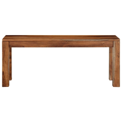 Ławka, 110 cm, lite drewno akacjowe