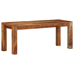 Ławka, 110 cm, lite drewno akacjowe