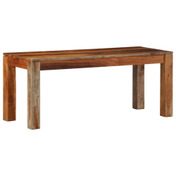 Ławka, 110 cm, lite drewno akacjowe