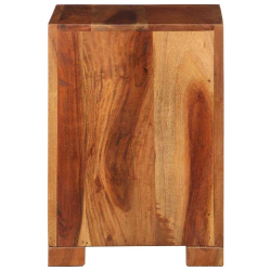 Stolik pomocniczy, 37x29x40 cm, lite drewno akacjowe
