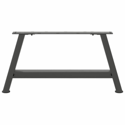 Nogi do stolika kawowego, 2 szt., antracyt, 70x(30-31) cm, stal