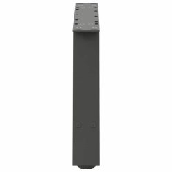 Nogi do stolika kawowego, 2 szt., antracyt, 70x(30-31) cm, stal