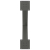 Nogi do stołu jadalnego, 2 szt., antracyt, 80x(72-73) cm, stal