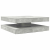 Stolik kawowy obrotowy 360 stopni Betonowy szary 90x90x34,5 cm