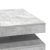 Stolik kawowy obrotowy 360 stopni Betonowy szary 90x90x34,5 cm