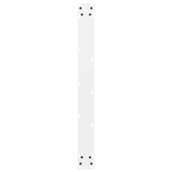 Nogi do stolika kawowego, białe, 2 szt., 80x(72-73) cm, stal