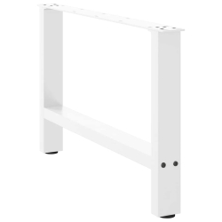 Nogi do stolika kawowego, białe, 2 szt., 70x(42-43) cm, stal