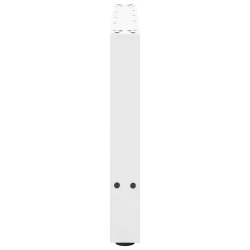 Nogi do stolika kawowego, białe, 2 szt., 70x(42-43) cm, stal