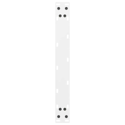 Nogi do stolika kawowego, białe, 2 szt., 70x(42-43) cm, stal