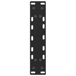 Nogi do stolika kawowego, czarne, 2 szt., 38x(72-73) cm, stal