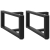 Nogi do stolika kawowego, 2 pcs., czarne, 70x25x(30-31)cm, stal