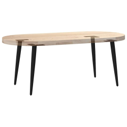 Nogi do stolika kawowego, 4 szt., czarne, 30-31 cm, stal