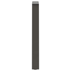 Nogi do stolika kawowego, 2 szt., antracyt, 50x(72-73) cm, stal
