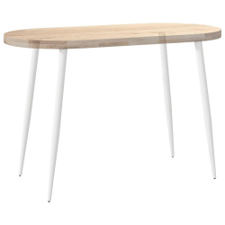 Nogi do stolika kawowego, 4 szt., biale, 72-73 cm, stal