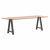 Nogi do stolika kawowego, 2 szt., antracyt, 50x(72-73) cm, stal