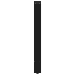Nogi do stolika kawowego, czarne, 2 szt., 60x(72-73) cm, stal