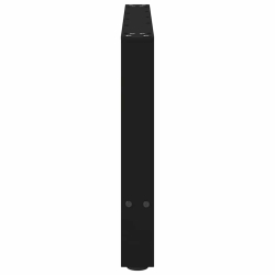 Nogi do stolika kawowego, czarne, 2 szt., 70x(42-43) cm, stal