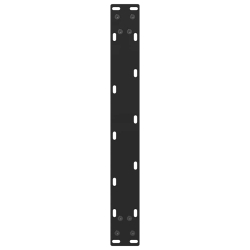 Nogi do stolika kawowego, czarne, 2 szt., 70x(42-43) cm, stal