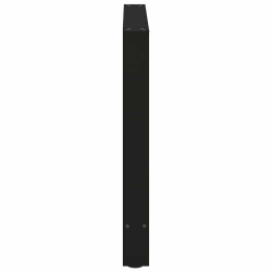 Nogi do stolika kawowego, czarne, 2 szt., 80x(72-73) cm, stal