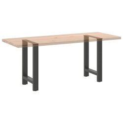 Nogi do stolika kawowego, antracyt, 2 szt., 60x(72-73) cm, stal