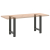 Nogi do stolika kawowego, antracyt, 2 szt., 60x(72-73) cm, stal