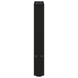 Nogi do stolika kawowego, czarne, 2 szt., 38x(42-43) cm, stal