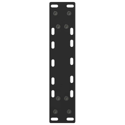 Nogi do stolika kawowego, czarne, 2 szt., 38x(42-43) cm, stal