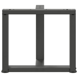 Nogi do stolika kawowego, 2 pcs., antracyt, 50x25x(42-43) cm