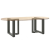 Nogi do stolika kawowego, 2 pcs., antracyt, 50x25x(42-43) cm