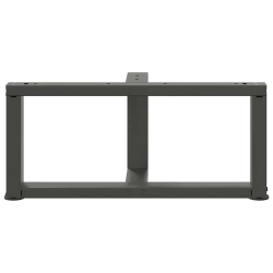 Nogi do stolika kawowego, 2 pcs., antracyt, 70x25x(30-31) cm