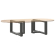 Nogi do stolika kawowego, 2 pcs., antracyt, 70x25x(30-31) cm