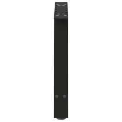 Nogi do stolika kawowego, 2 szt., czarne, 60x(42-43) cm, stal