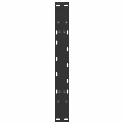 Nogi do stolika kawowego, 2 szt., czarne, 60x(42-43) cm, stal