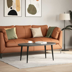Nogi do stolika kawowego, 4 szt., czarne, 42-43 cm, stal