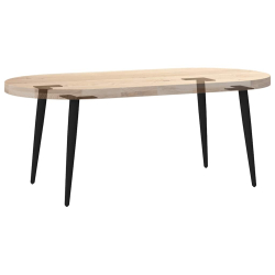 Nogi do stolika kawowego, 4 szt., czarne, 42-43 cm, stal