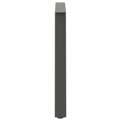 Nogi do stolika kawowego, 2 szt., antracyt, 90x(72-73) cm, stal
