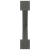 Nogi do stołu jadalnego, 2 szt., antracyt, 70x(72-73) cm, stal