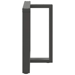 Nogi do stołu jadalnego, 2 pcs., antracyt, 70x35x(72-73) cm