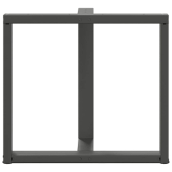 Nogi do stołu jadalnego, 2 pcs., antracyt, 70x35x(72-73) cm