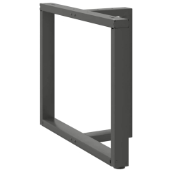 Nogi do stołu jadalnego, 2 pcs., antracyt, 100x35x(72-73) cm