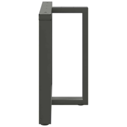 Nogi do stołu jadalnego, 2 pcs., antracyt, 100x35x(72-73) cm