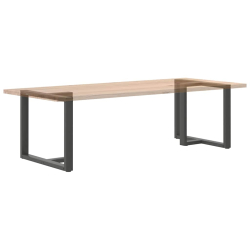 Nogi do stołu jadalnego, 2 pcs., antracyt, 100x35x(72-73) cm