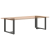 Nogi do stołu jadalnego, 2 pcs., antracyt, 100x35x(72-73) cm