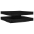 Stolik kawowy obrotowy 360 stopni czarny dąb 90x90x34,5 cm
